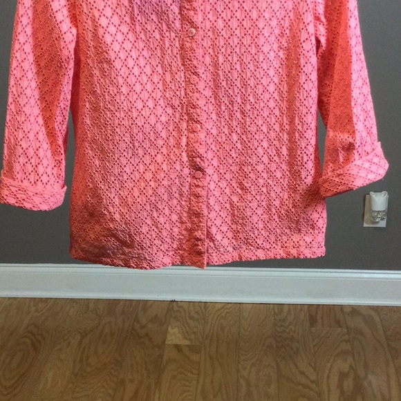 MP Sigrid Olson peach button down blouse - Picture 7 of 14